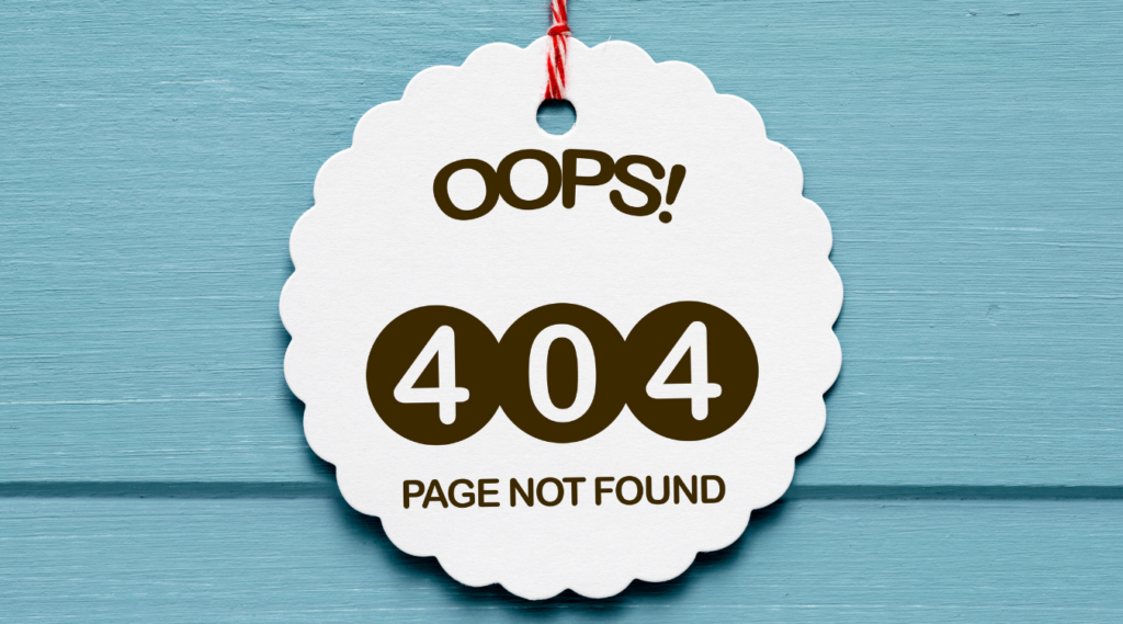 404 error page not found 