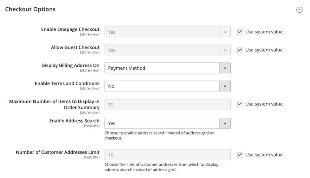 Magento guest checkout