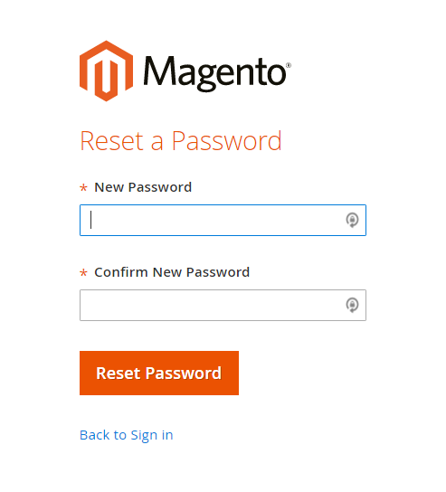 Magento reset admin password
