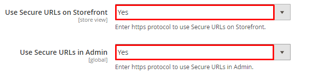 Magento ssl