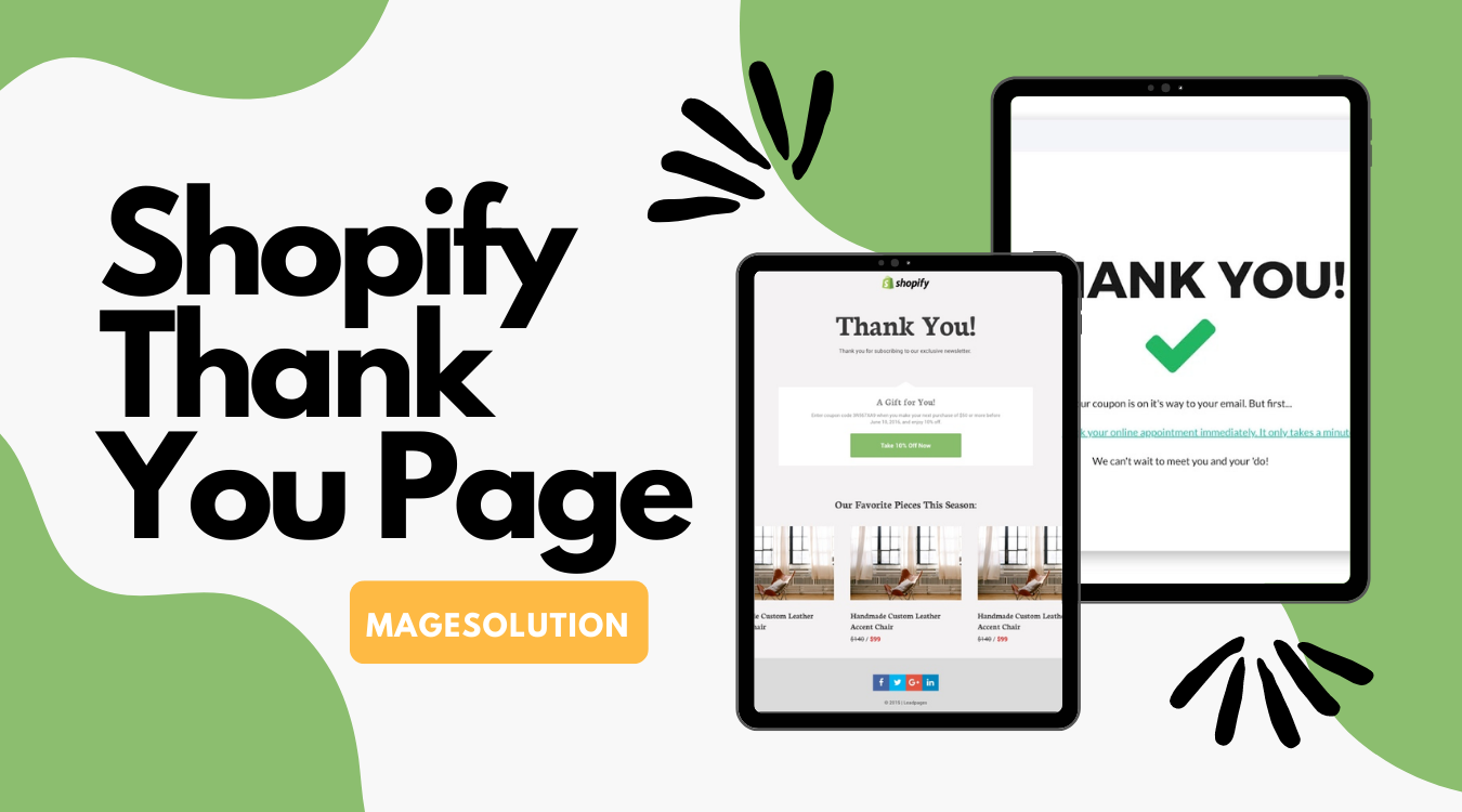 Shopify Thank You Page