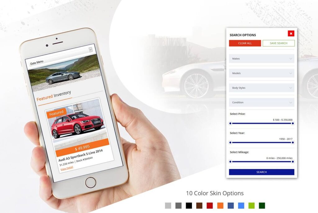 Mobile website