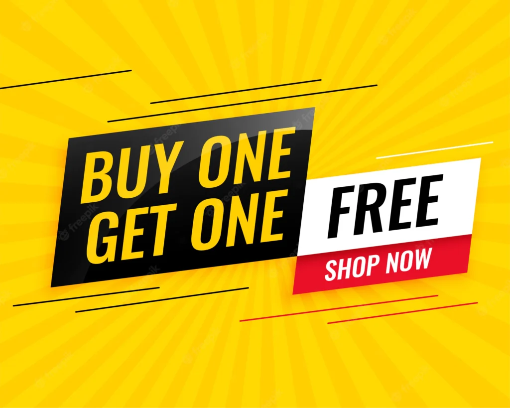 Buy one, get one free: The marketing strategy to boost sales