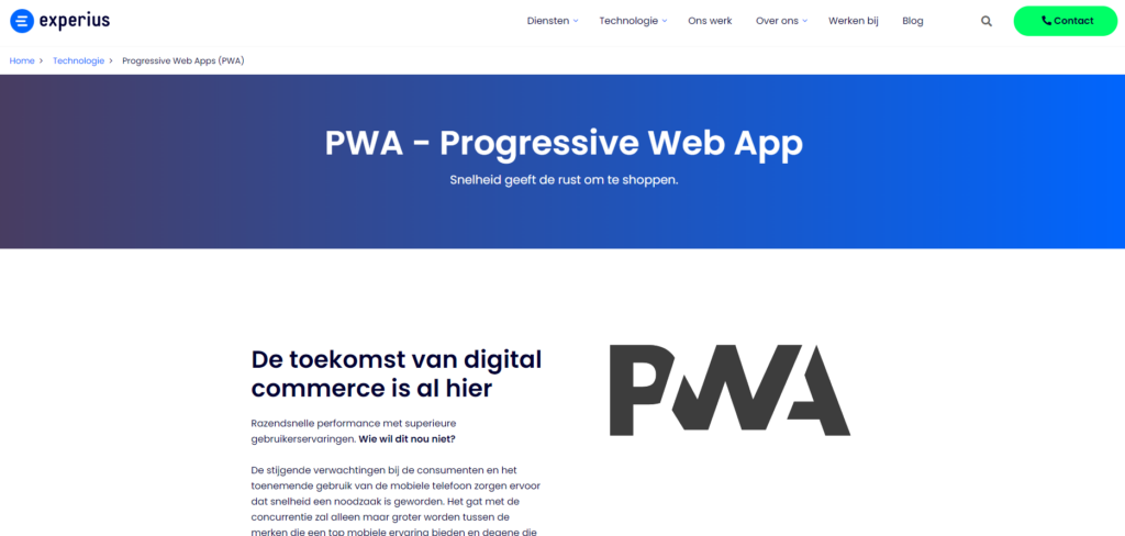 Experius PWA