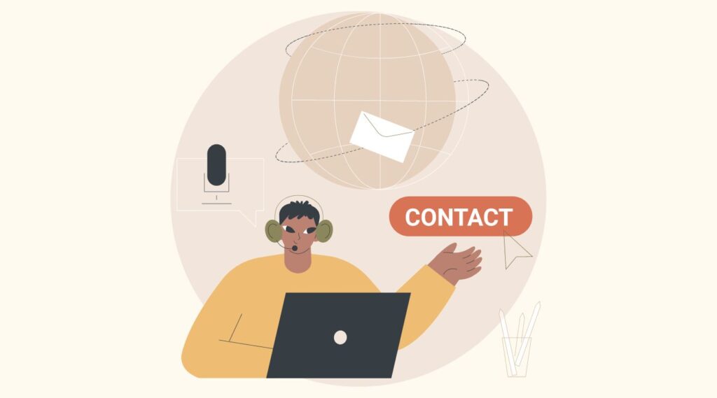 contact page