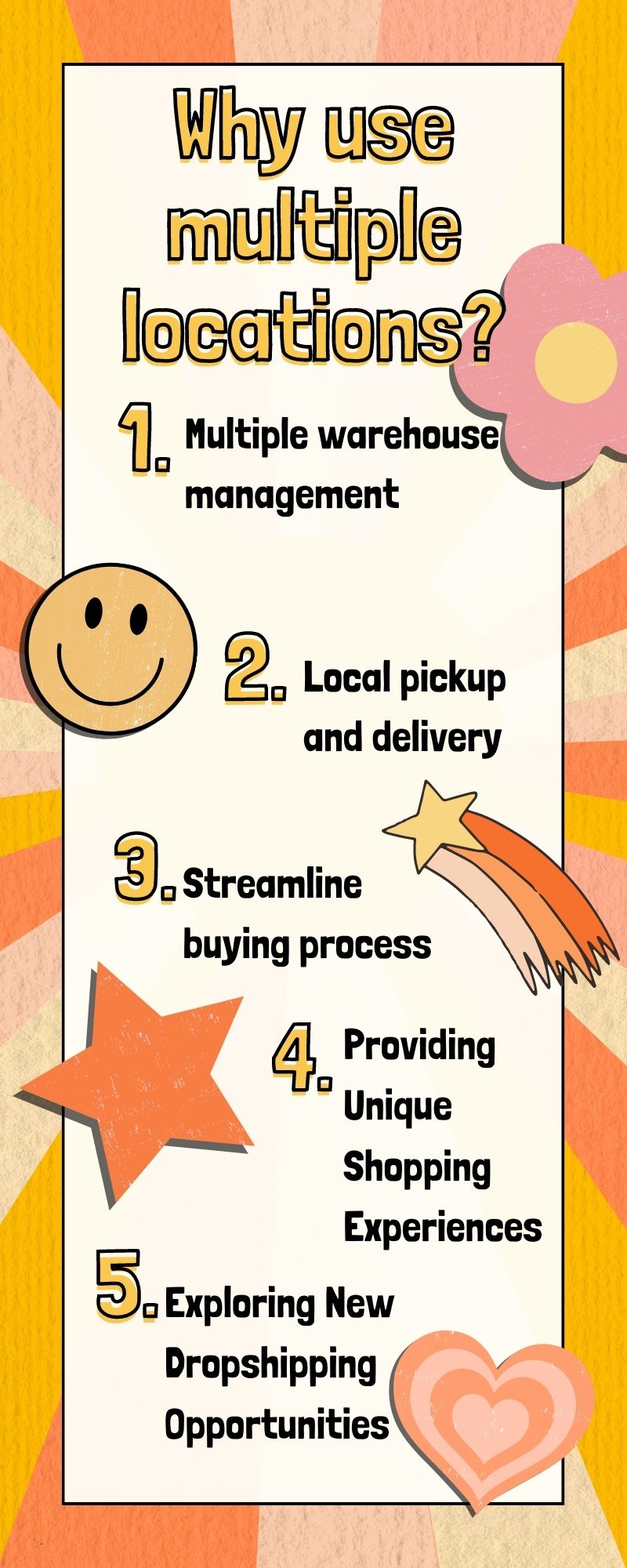 Why use multiple locations?