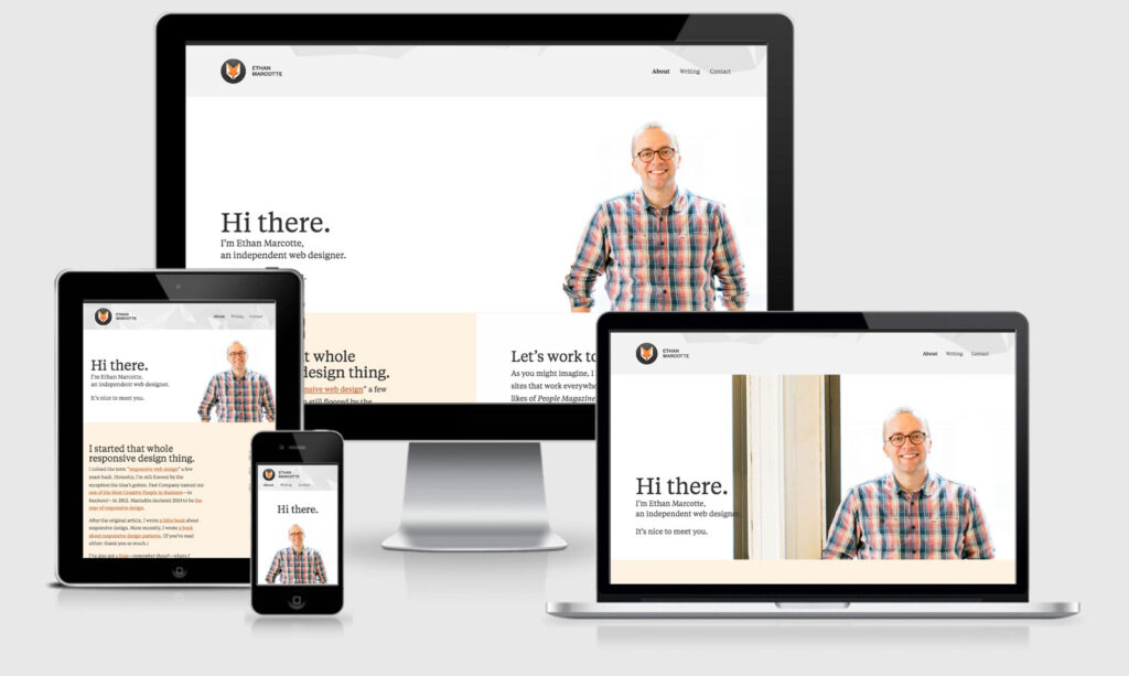 Responsive website design
