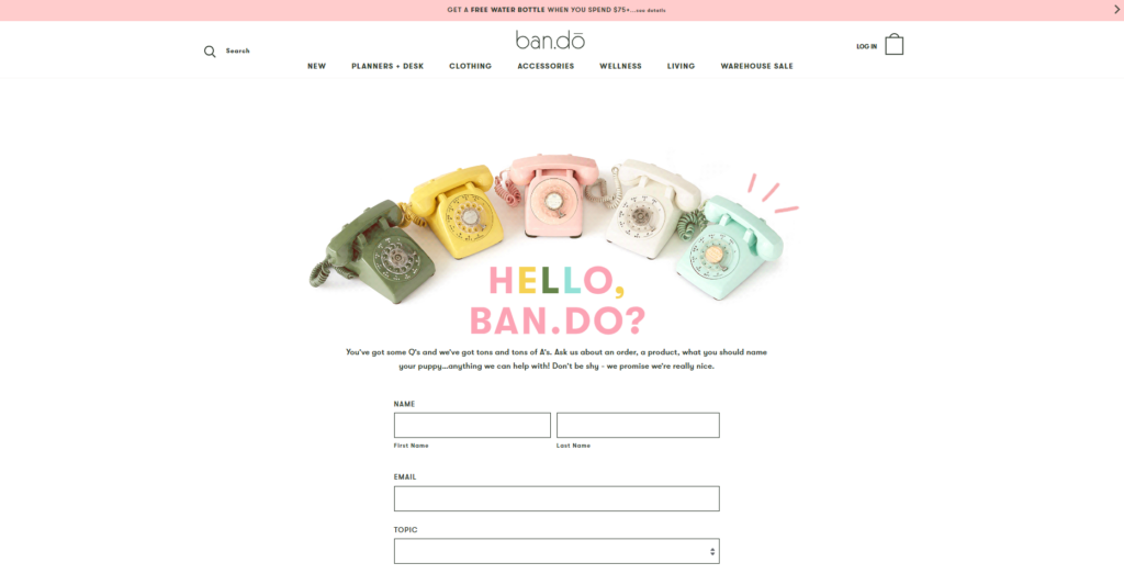 shopify contact us