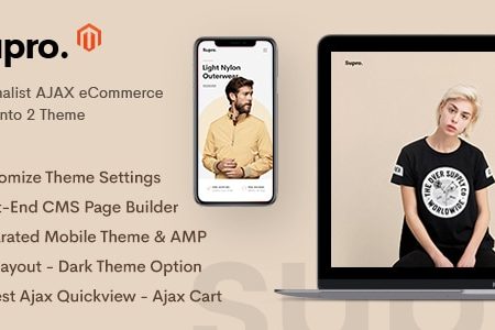 Supro - Minimalist AJAX Magento 2 Theme